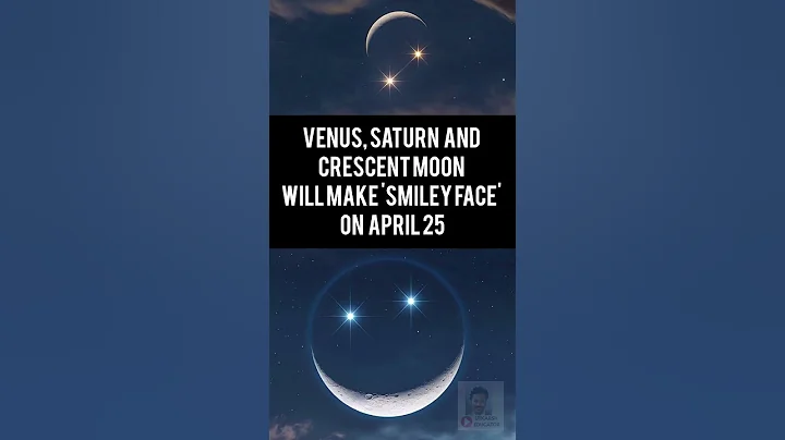 April 25, 2025: A Cosmic Smiley Face You'll Never Forget 😍🌙 #space #moon #celestialevent #jwst