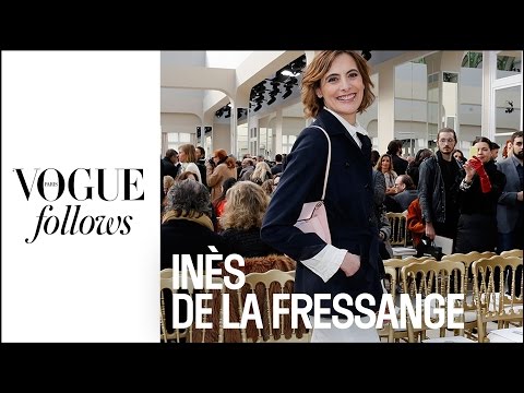 Ines de la Fressange au défilé Chanel