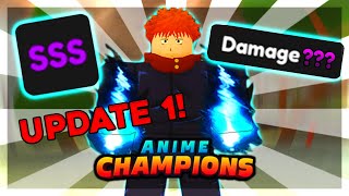 The *NEW* Jujutsu Kaisen Update 1 Units are INSANE - Anime Champions Simulator
