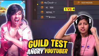 GUILD TEST PRANK ON CUTE V BADGE GIRL 😱🔥 SHE CALL ME HACKER😭