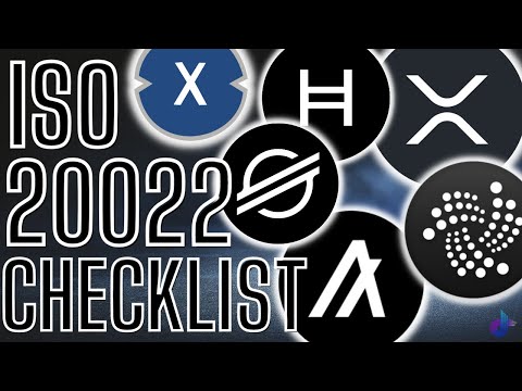 FULL ISO 20022 CRYPTO CHECKLIST ALL COINS REVEALED!