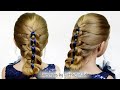 Last-Minute Holiday Hairstyles with Ribbon | Hair Tutorial | Winter Hairstyles by LittleGirlHair
