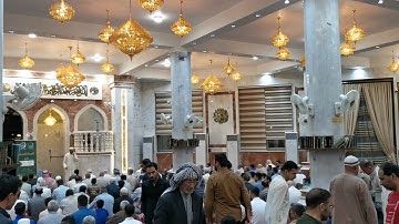 صلاة التراويح ليلة ٥ رمضان ١٤٤٣هجرية للقارئ محمد العكيدي في جامع خالد بن الوليد