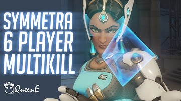 ULTRA RARE | 6 PLAYER MULTIKILL WITH SYMMETRA - [Overwatch closed Beta]