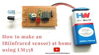 How to Make an IR Proximity Sensor module |  touchless doorbell alarm at home | IR sensor project