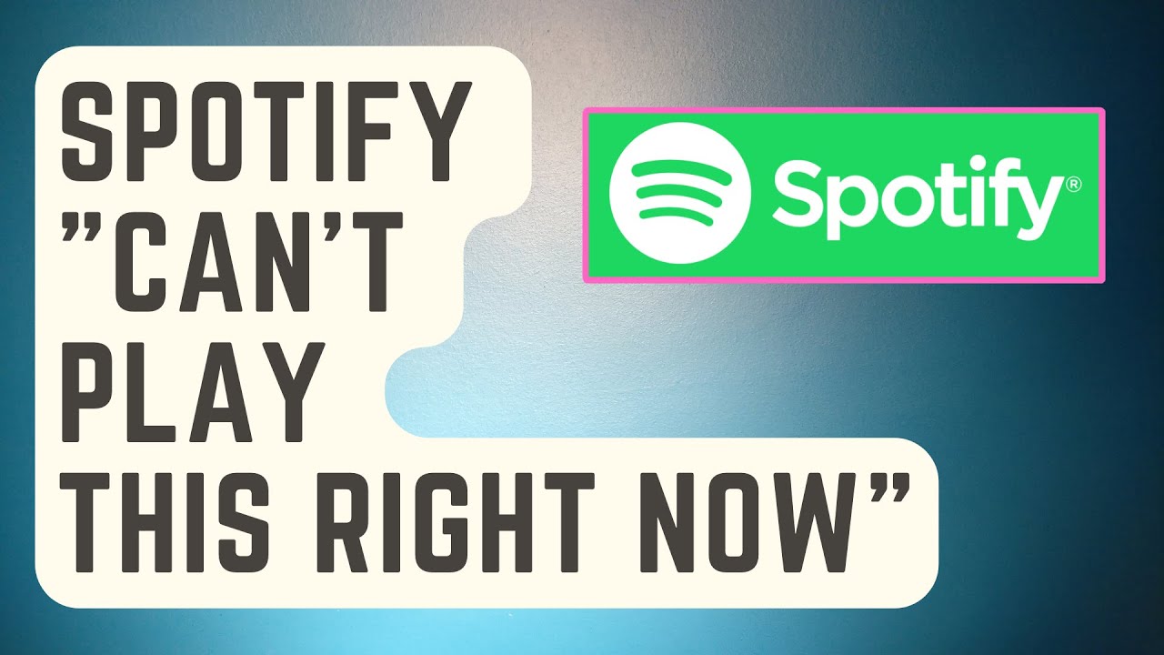 Top 9 Ways to Fix 'Spotify Can't Play This Right Now' Error - Guiding Tech