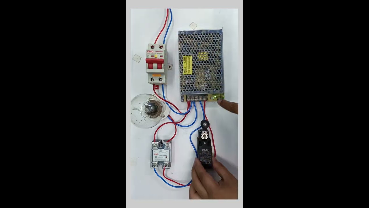 Solid State Relay SSR Connected With Limit Switch CNCElectric1988