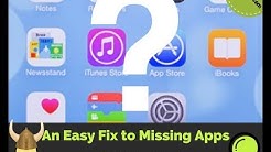 Apps Disappeared From iPhone Solution  - Durasi: 1:59. 
