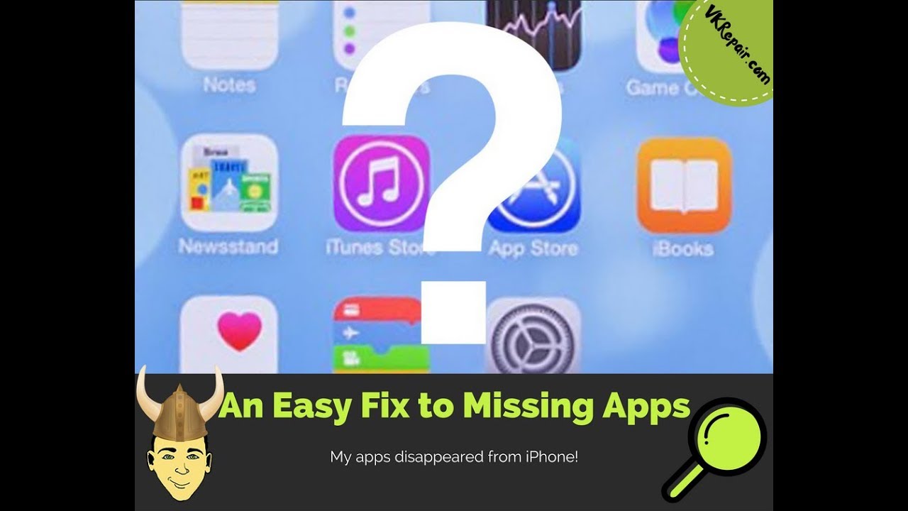 Apps Disappeared From IPhone Solution YouTube Apps Disappeared From IPhone Solution YouTube