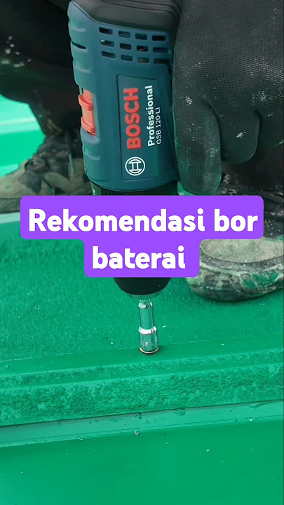 rekomendasi bor baterai #info #borcordless #likeabosch