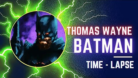 Flashpoint Batman Origins (Thomas Wayne) - Time-Lapse Artwork #batmanartwork #flashpoint