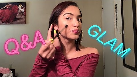 GRWM/ Q&A ||First video