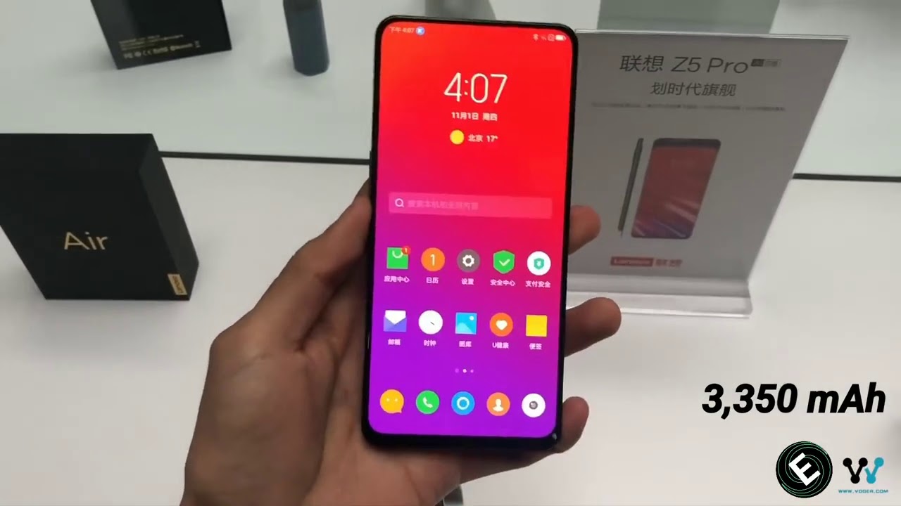 Lenovo Z5 Pro Hands on & Overview   95% Screen to body ratio !