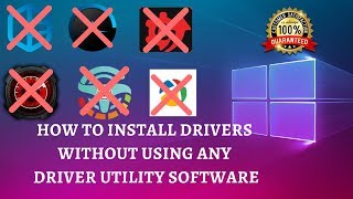 How to Install any driver on widows without using any driver utilty Software screenshot 3