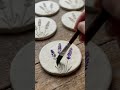 Pressed Fresh Lavender Into Wet Clay for These Painted Coasters 🪻