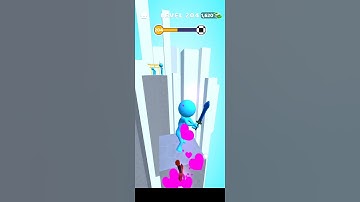 Sword play Level 204 - Ninja Slice Runne‪r‬ Gameplay Solution Walkthrough #Shorts