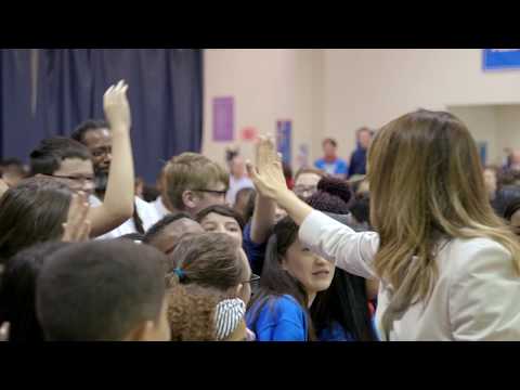 First Lady Melania Trump Visits Fort Bragg