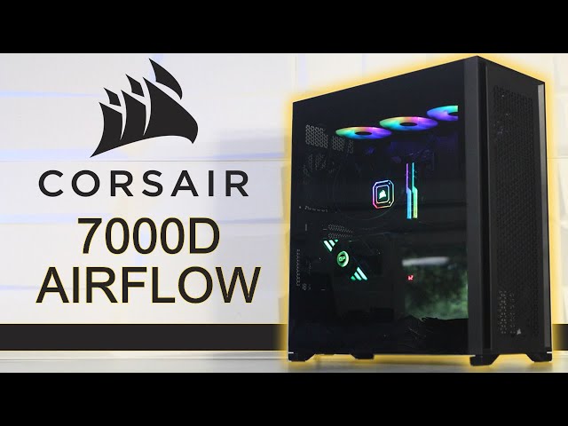 Boîtier PC ATX grande tour 7000D AIRFLOW — noir