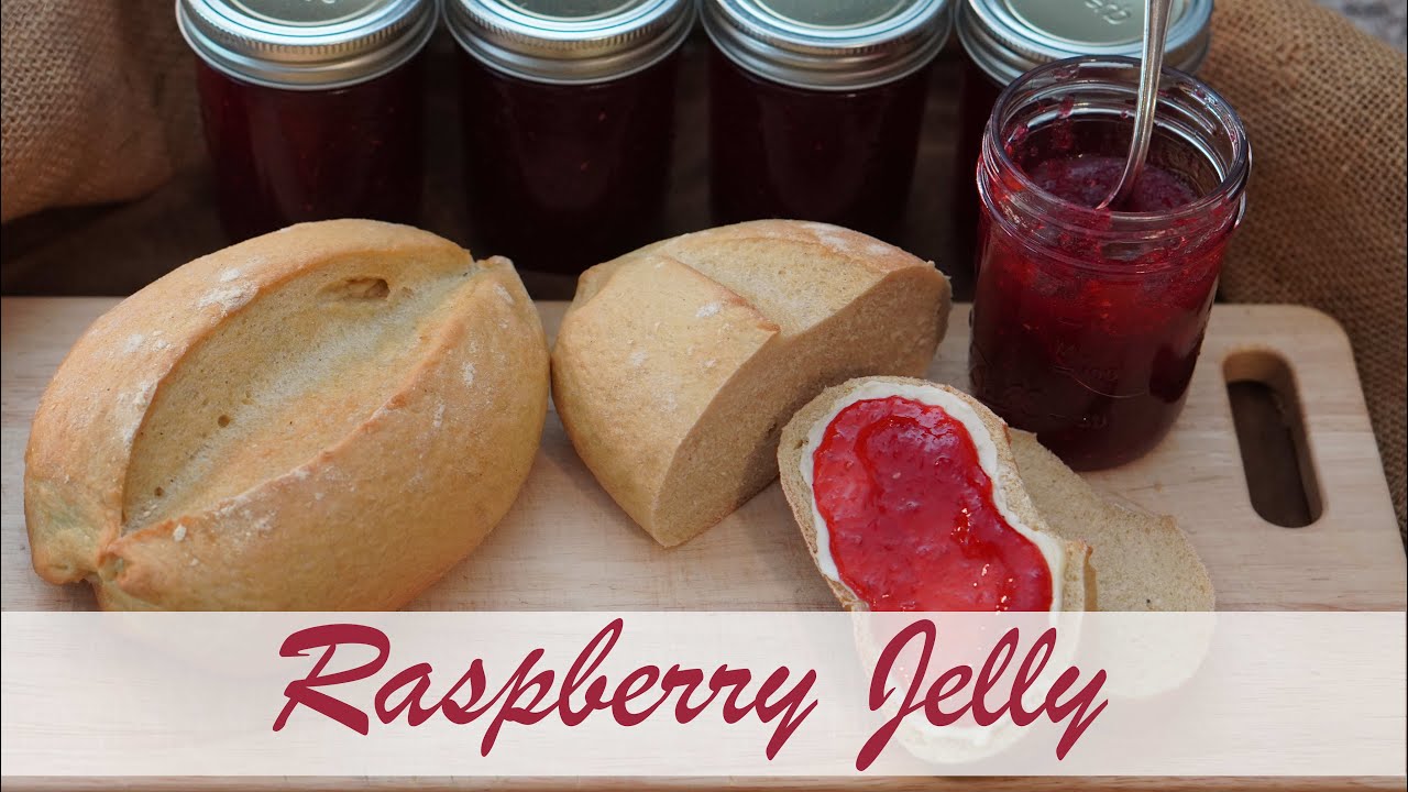 Homemade Raspberry Jelly Canning Recipe - YouTube