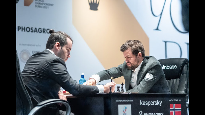 7ª Partida Campeonato del Mundo de la FIDE 2021 | Carlsen vs. Nepomniachtchi