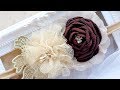 Make Baby Headband with Anjurisa #3 - Peony Fabric Flower Tutorial