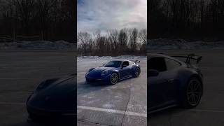 That Cold Start &amp; Wing Though... 🥶 Porsche 911 GT3 RS #Porsche #GT3RS #CarGuy #shorts