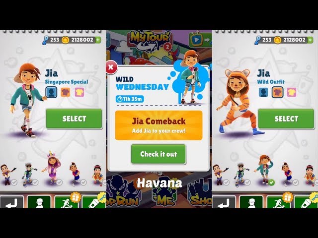 Subway Surfers : Havana (Wild Wednesday Jia Comeback) Gameplay On IOS 