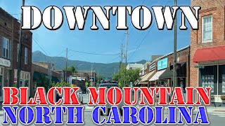 Black Mountain  North Carolina  4K Downtown Drive