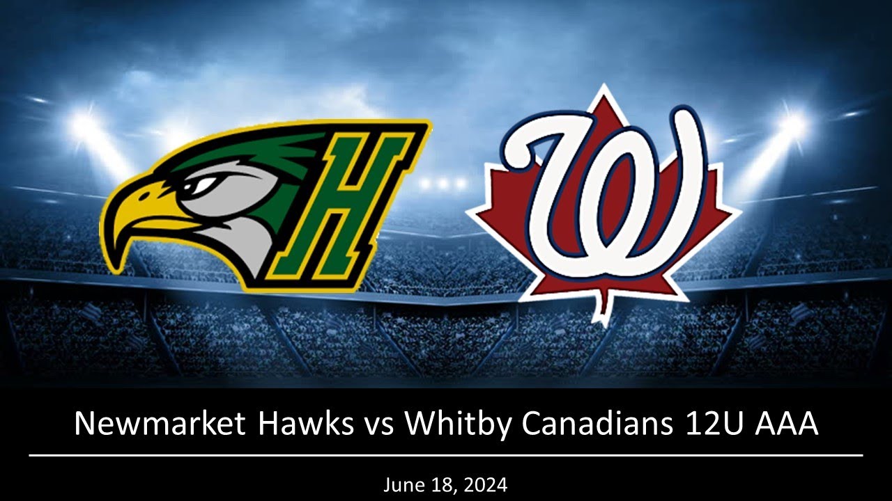 24.06.18 Newmarket Hawks (2) at Whitby Canadians (5) 12U AAA - YouTube