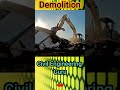 Amazing Demolition #shorts #viral #demolition #civilengineering #excavator #subscribe #MyBloopers