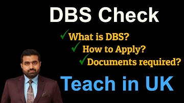 DBS Check | How to Apply for DBS Check | What is DBS | Teach in the Uk