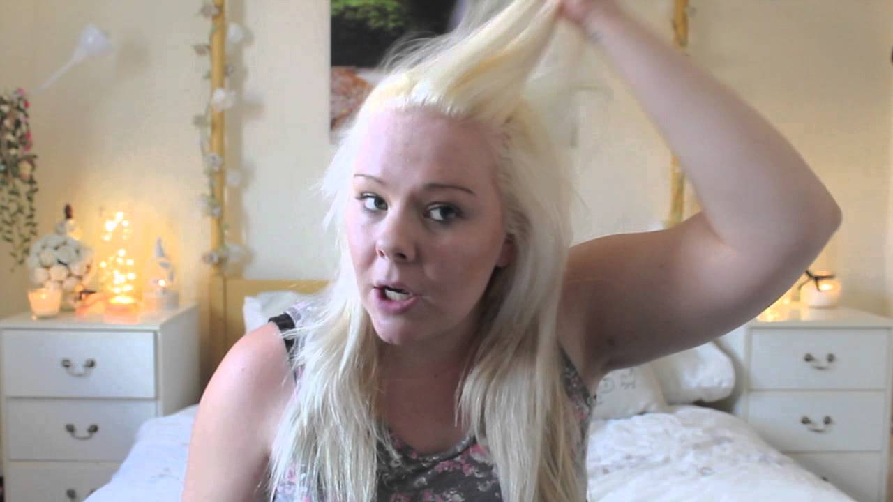 Toning yellow hair to white 4 women