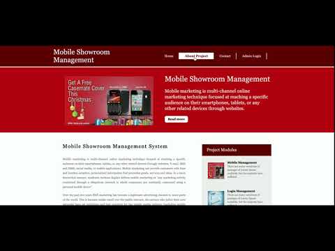 Mobile Showroom Management System