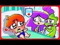 Baby got sick  taking care of baby  funny english for kids