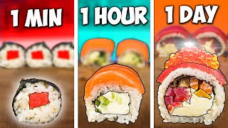 1 Minute vs 1 Hour vs 1 Day Sushi