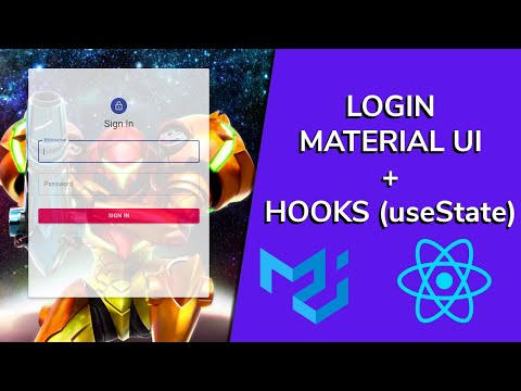 React Js desde cero #02 || Login + Material UI + Hooks (useState)