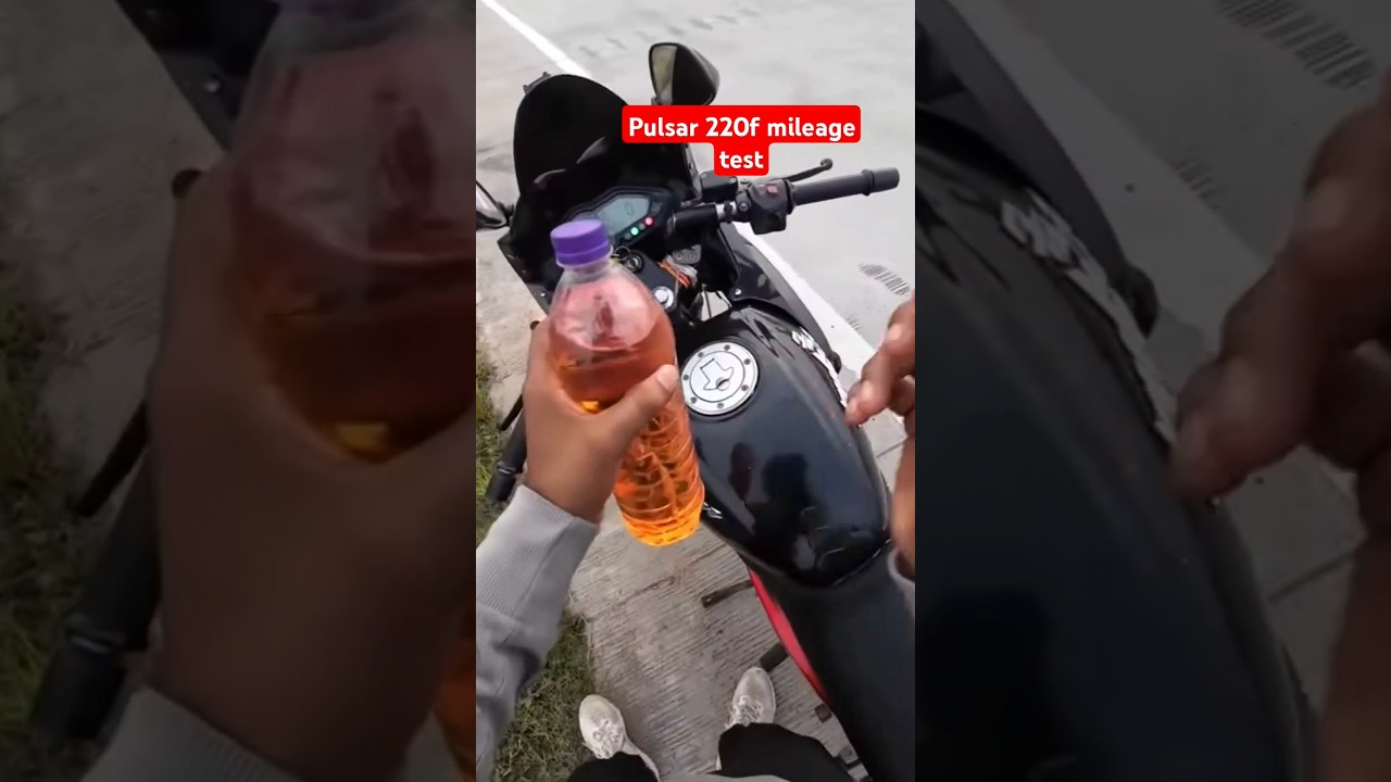 Pulsar 220f mileage test 