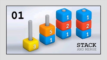 Stack & Merge | Gameplay Part.01 | Start with Number 1