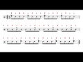 Lesson:  Accented Paradiddle and Variations