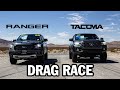 Ford Ranger v Toyota Tacoma | DRAG RACE