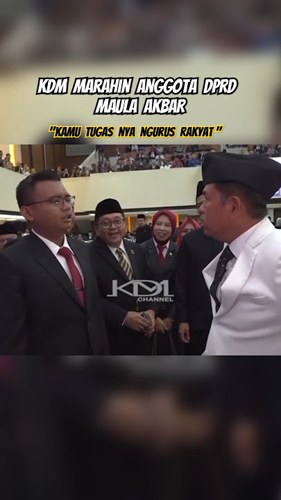 MAULA AKBAR DISEMPROT KDM #kdm #kangdedimulyadi #dedimulyadi