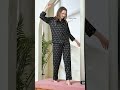 armani satin night suit available at ARSHIN GAUHAR'S LADIES SHOPEE