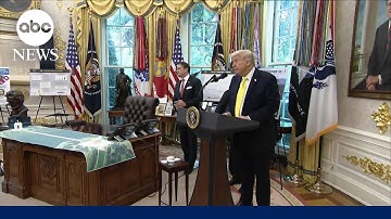 FULL REMARKS: Trump answers reporter questions with FBI director Kash Patel