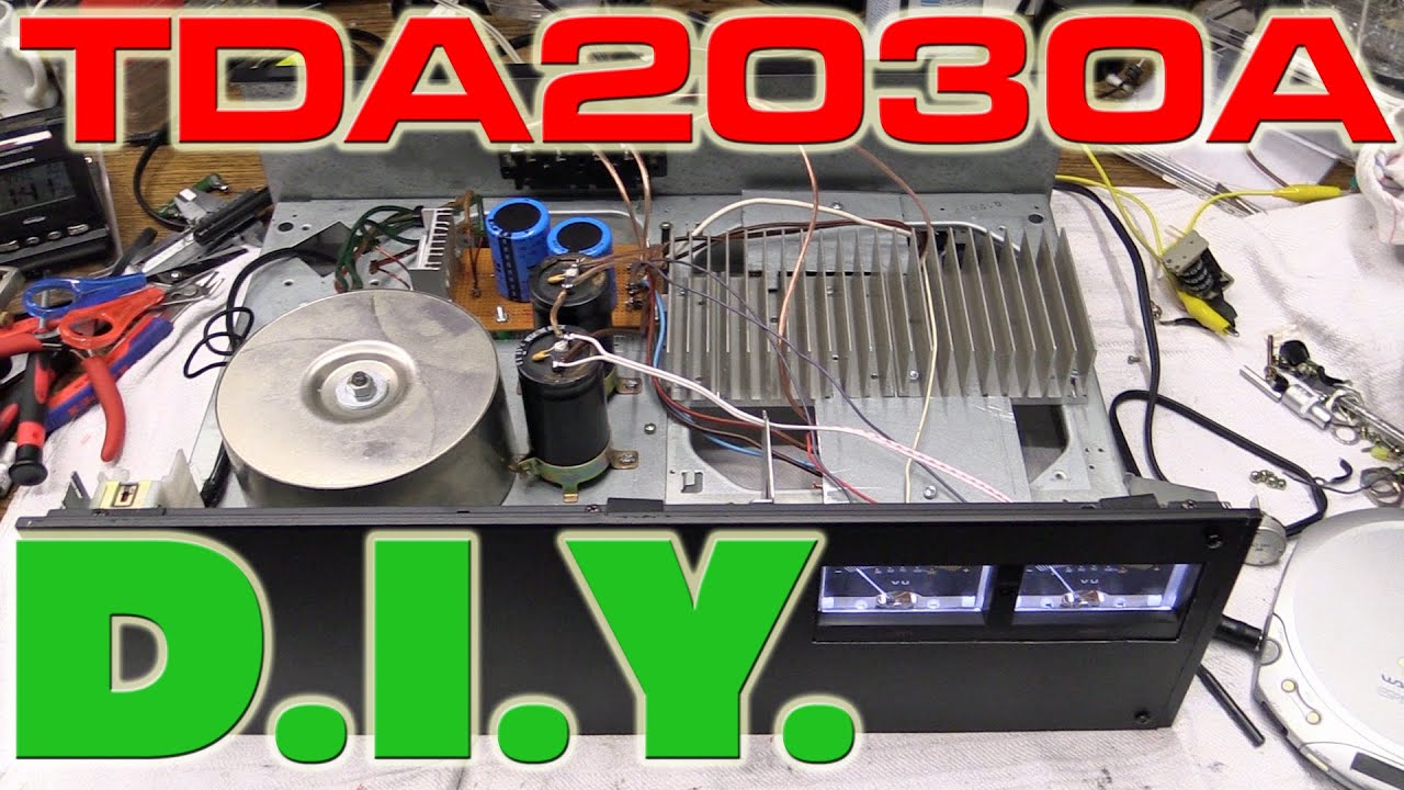DIY TDA2030A HiFi power amplifier - YouTube