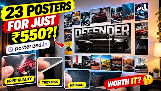I Bought a Custom 23-Piece Wall Poster for Just ₹550! 😲 | Posterized.in Review