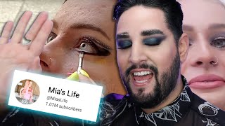 Worst Reviewed Makeup Artist! Pro MUA Reacts - MIA'S LIFE !