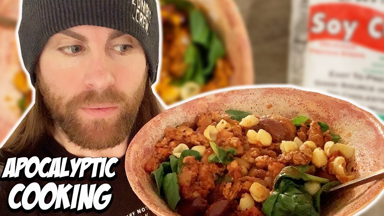 Cooking with Random Ingredients I Had in the Kitchen SOY CURLS - YouTube