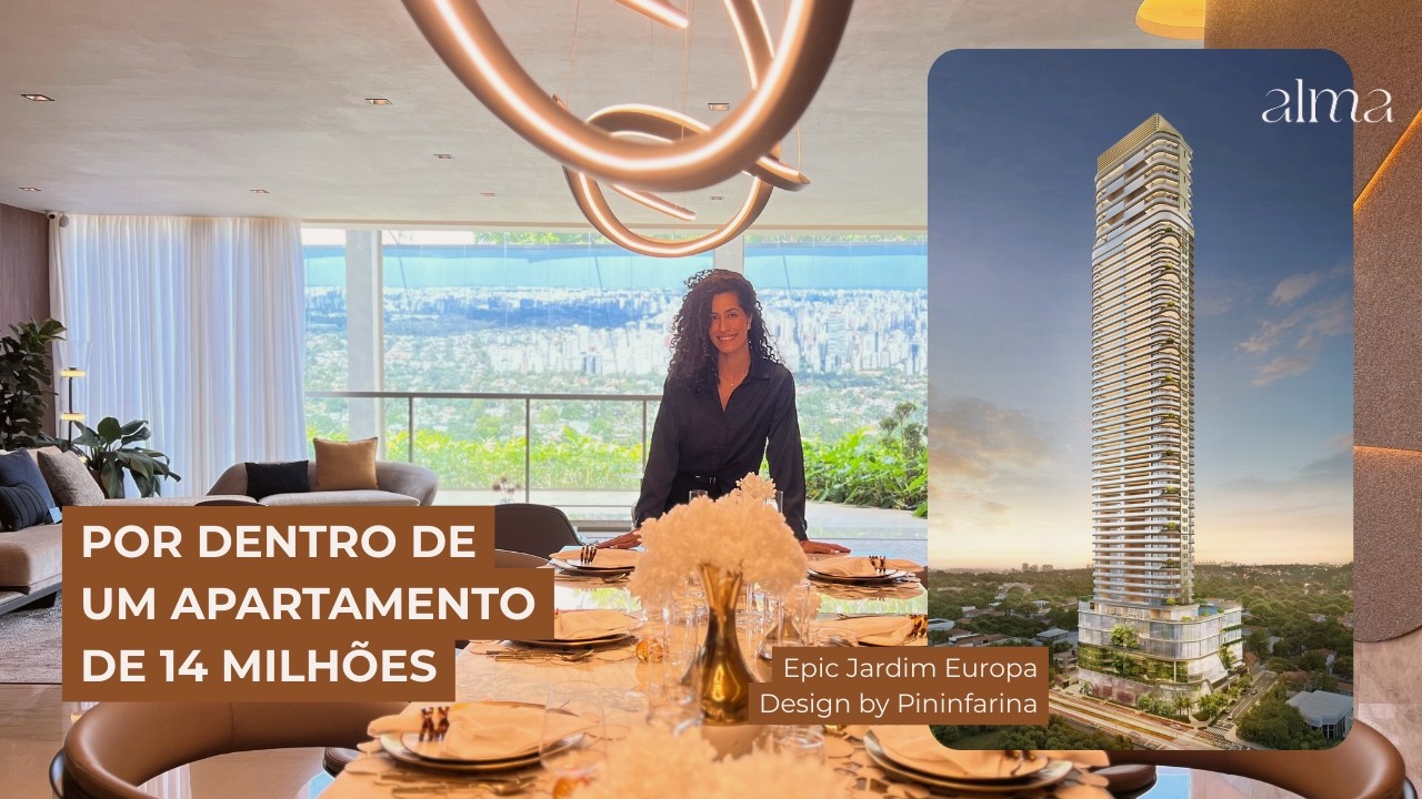Por dentro de um apartamento de 14 milhões em São Paulo