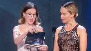 MILLIE BOBBY BROWN PRESENTING AWARD @ 2018 EMMY’S