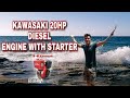 KAWASAKI 20HP DIESEL ENGINE  WITH STARTER | SHOPPE | ( IDOLJENFOX )